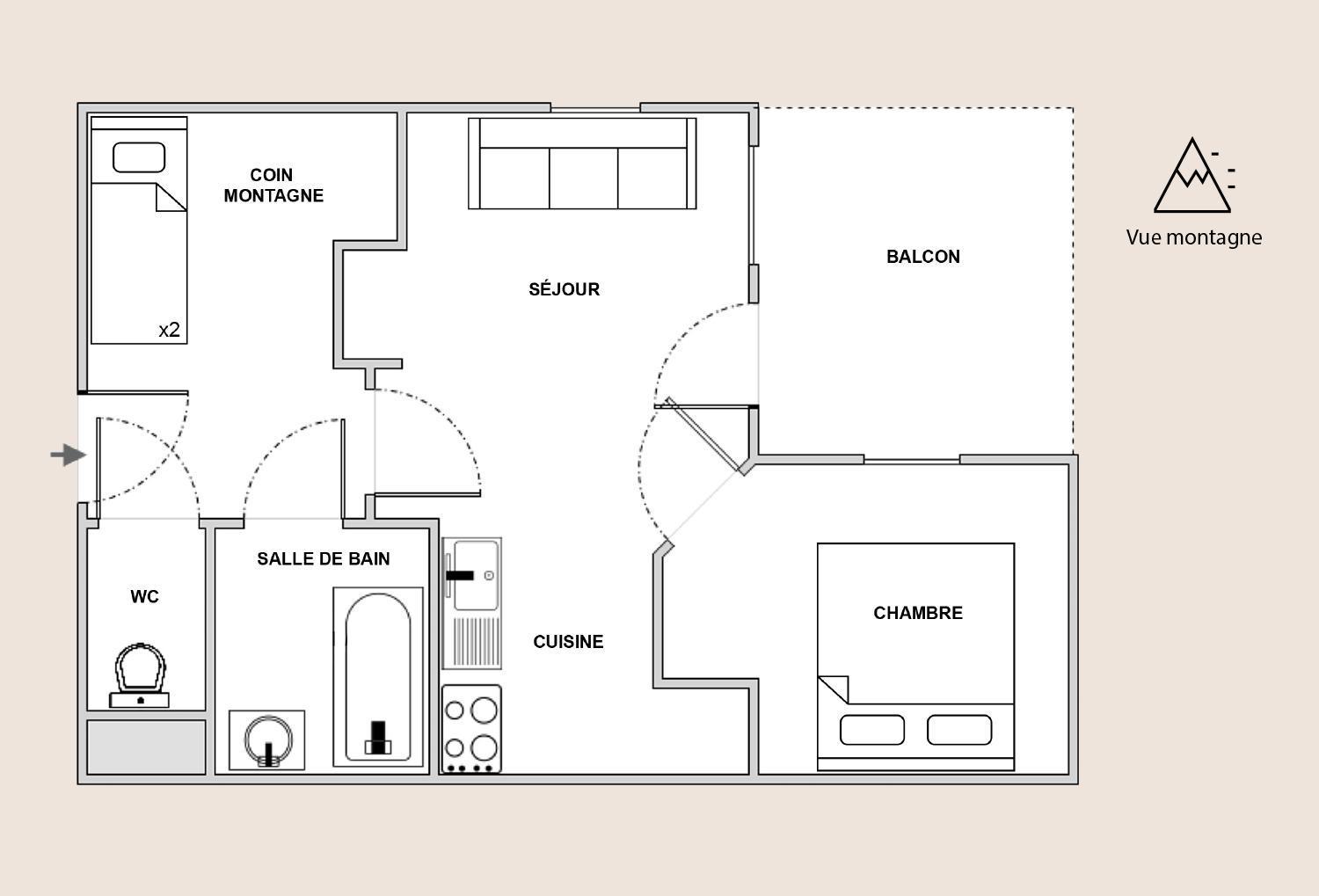 Cozyloge, Orelle & Les 3 Vallees Exteriör bild
